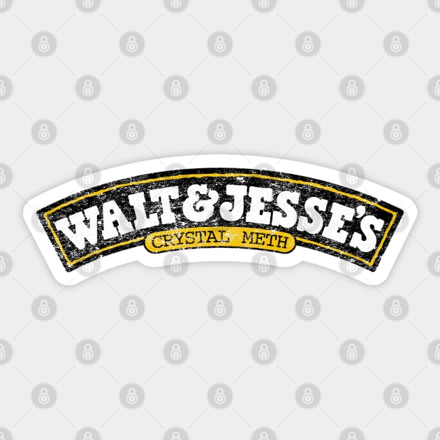 Walt & Jesse's (Vintage) Sticker by DrRoger